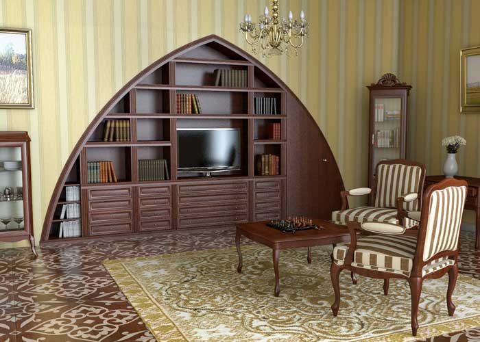 librerie in legno