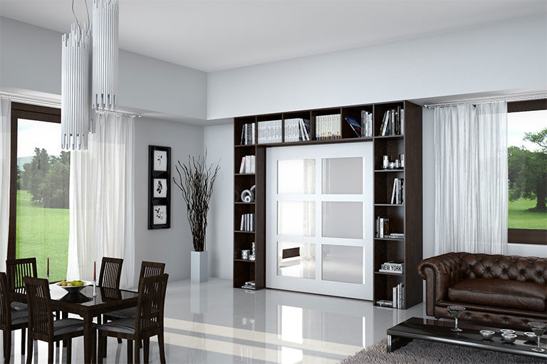 letto a scomparsa in libreria
